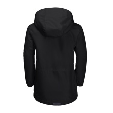 Jack Wolfskin Transition Jacket Snowy Days (waterproof and windproof, fleece lining) black Kids (164-176)